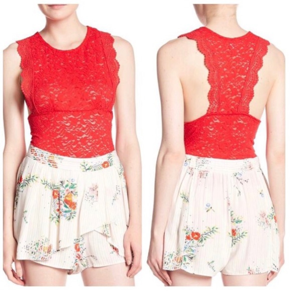 Free People Night Watcher Skirt Shorts NWT $78